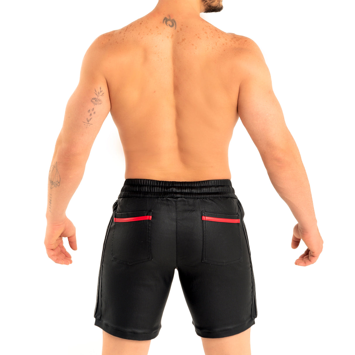 Dale Mas Industrial Mesh Short Phone Pocket Black Red