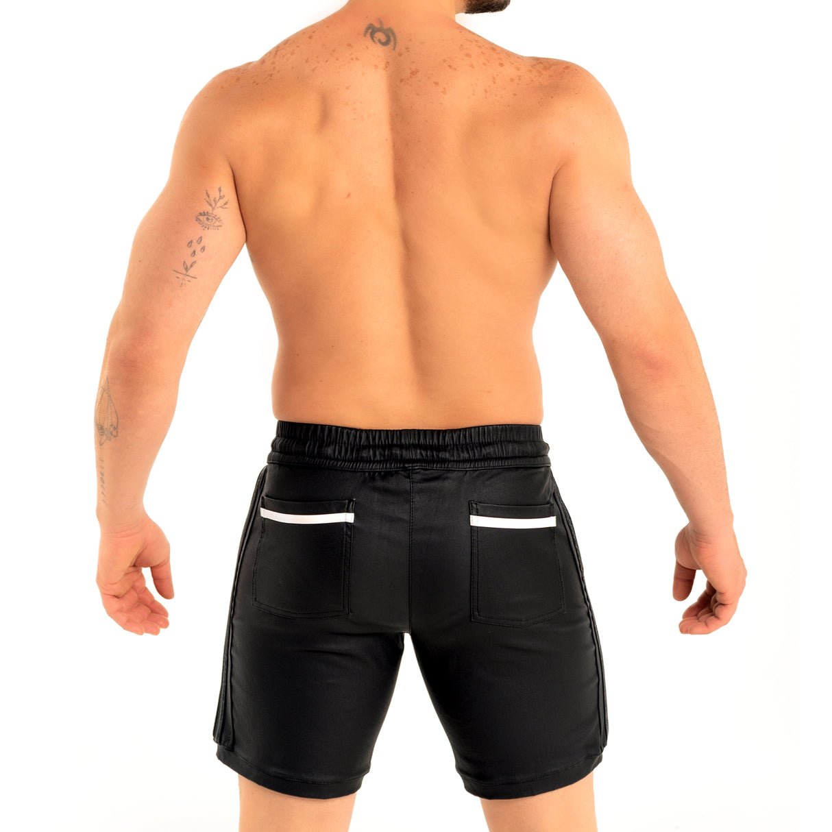 Dale Mas Industrial Mesh Short Phone Pocket Black White