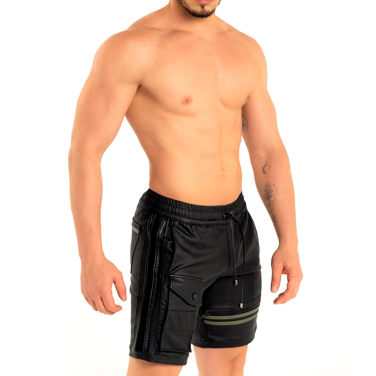 Dale Mas Industrial Mesh Short Phone Pocket Black Army