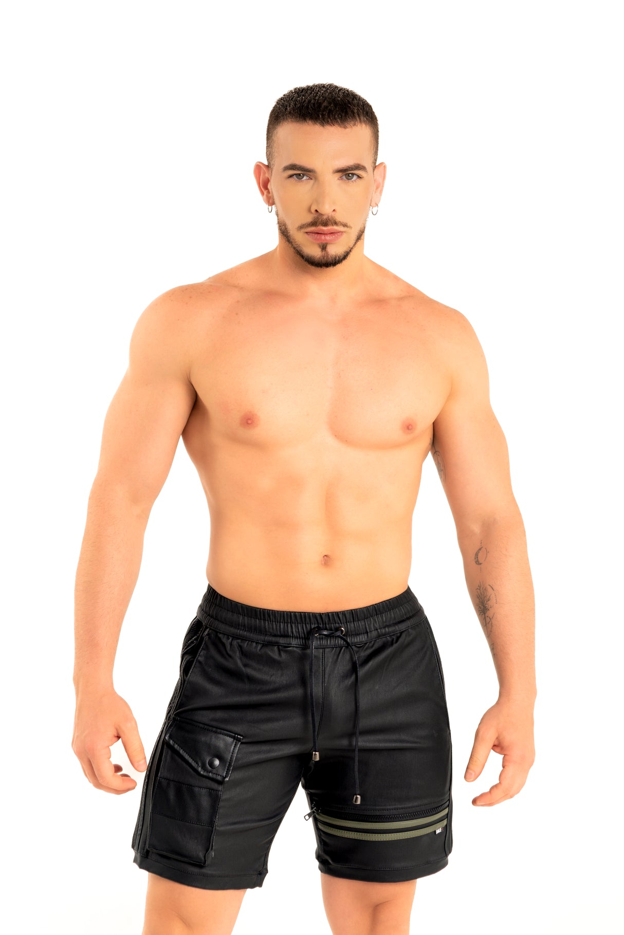 Dale Mas Industrial Mesh Short Phone Pocket Black Army