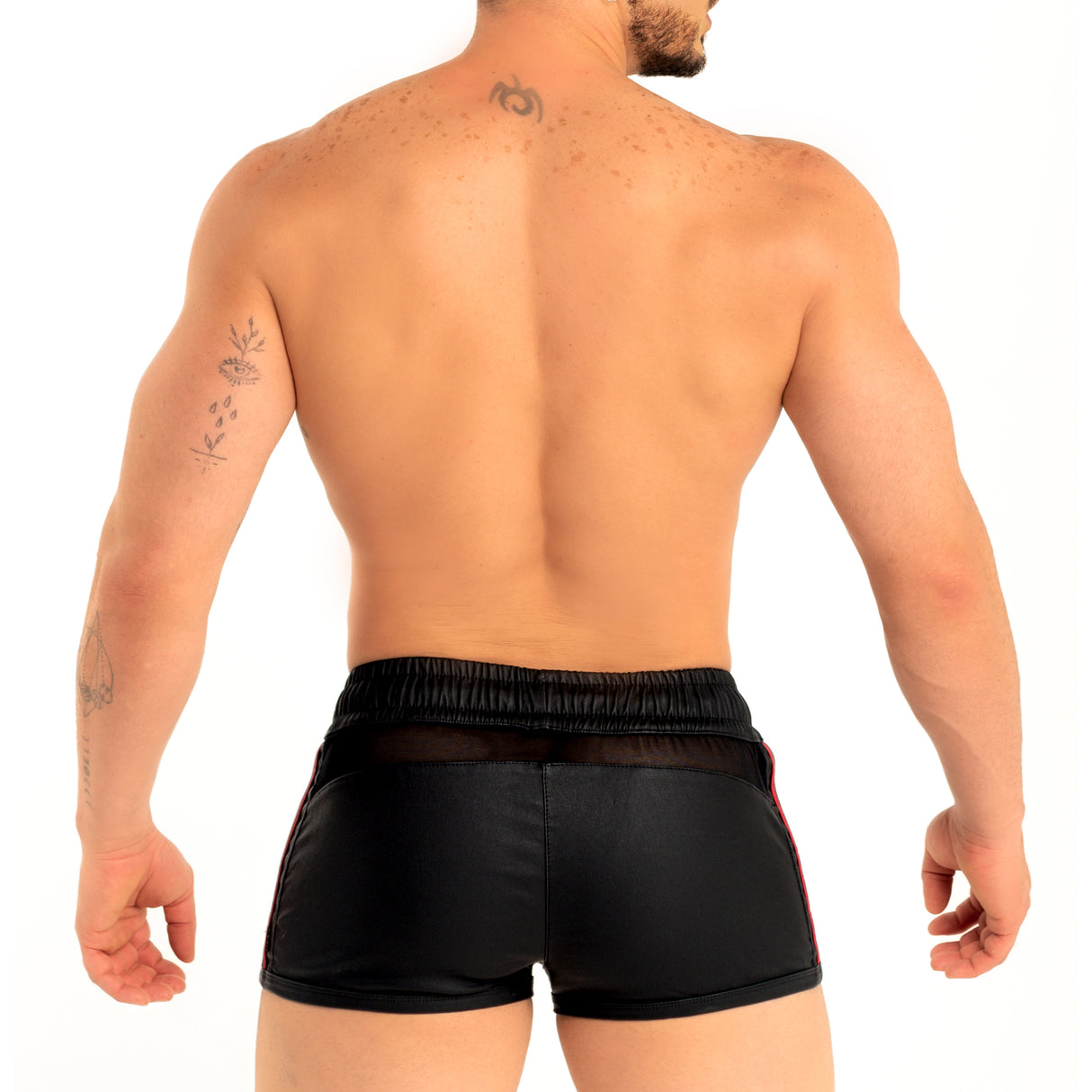 Dale Mas Industrial Mesh Short Black Red