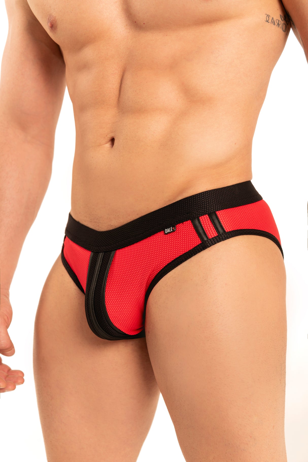 Dale Mas Kinky Brief Black Red