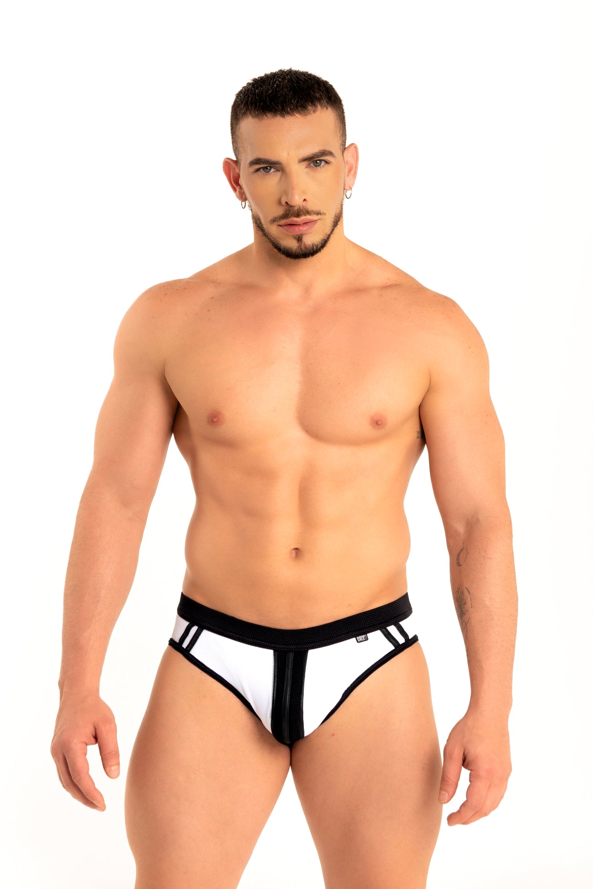 Dale Mas Kinky Brief Black White