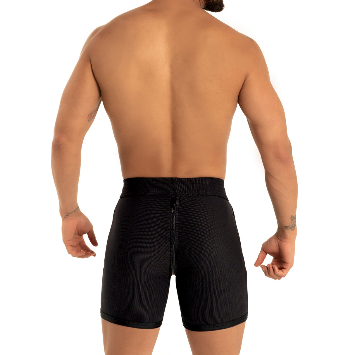 Dale Mas Kinky Skin Bike Short Zipper Black