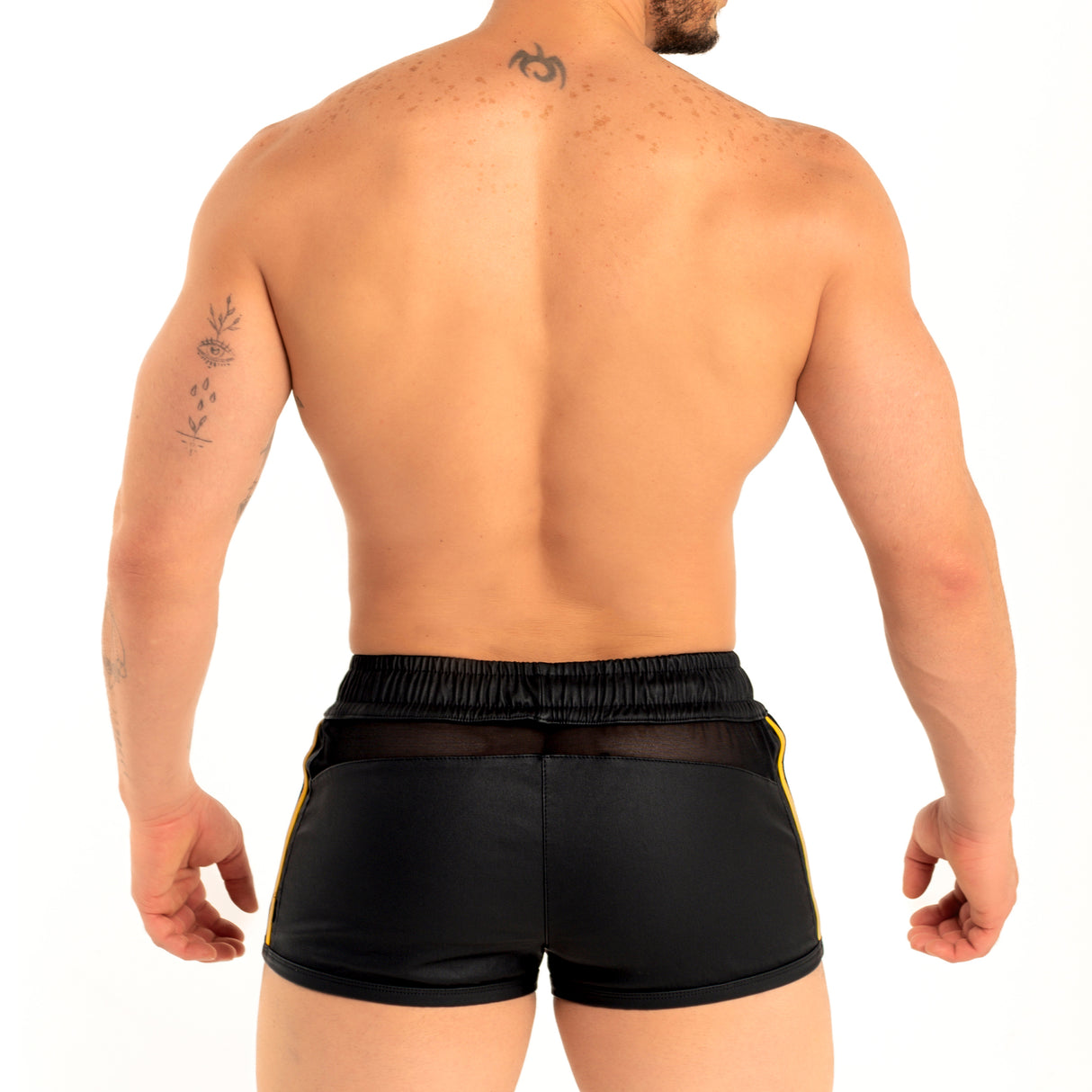 Dale Mas Industrial Mesh Short Black Yellow