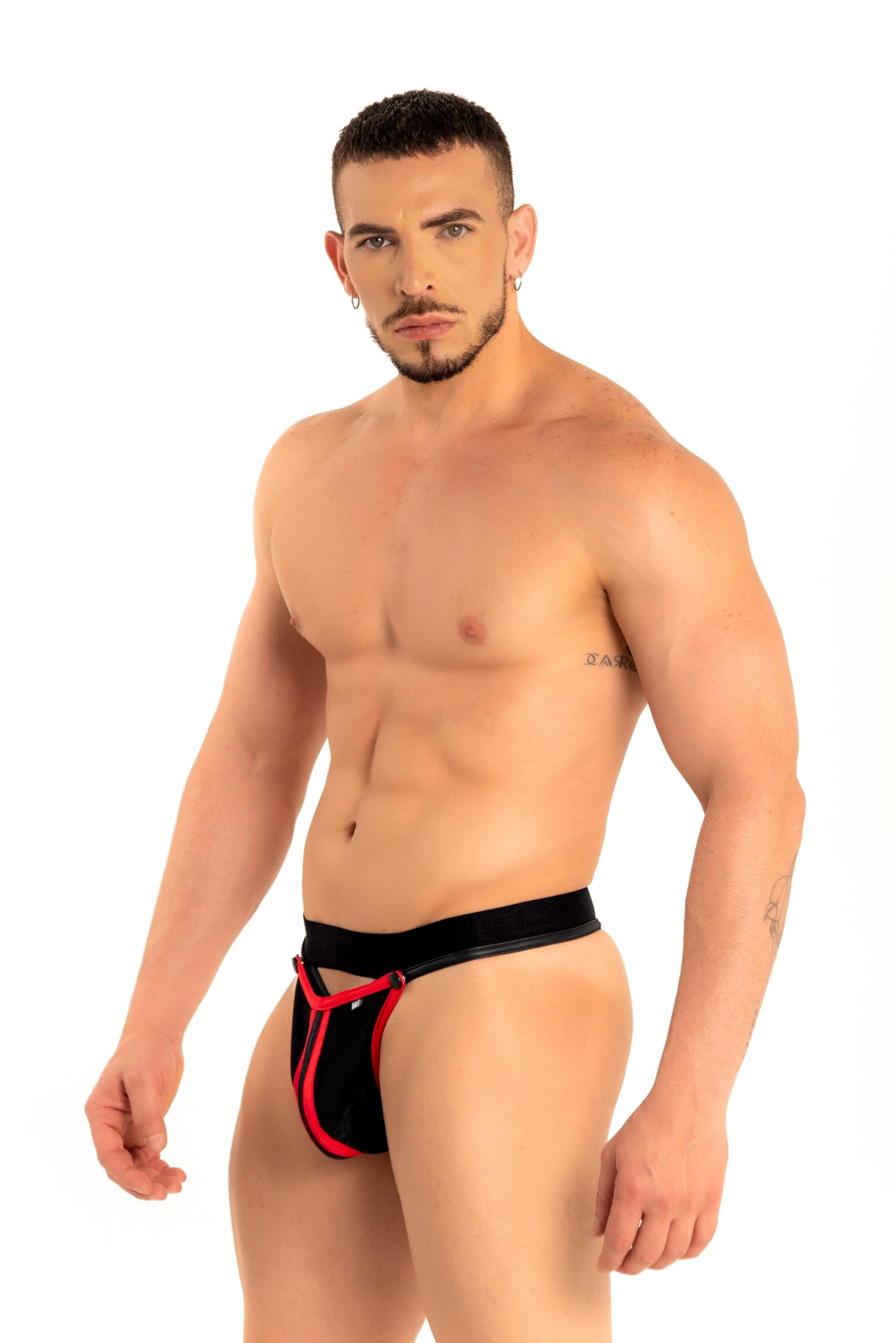 Dale Mas Kinky String Pouch Urban Black Red
