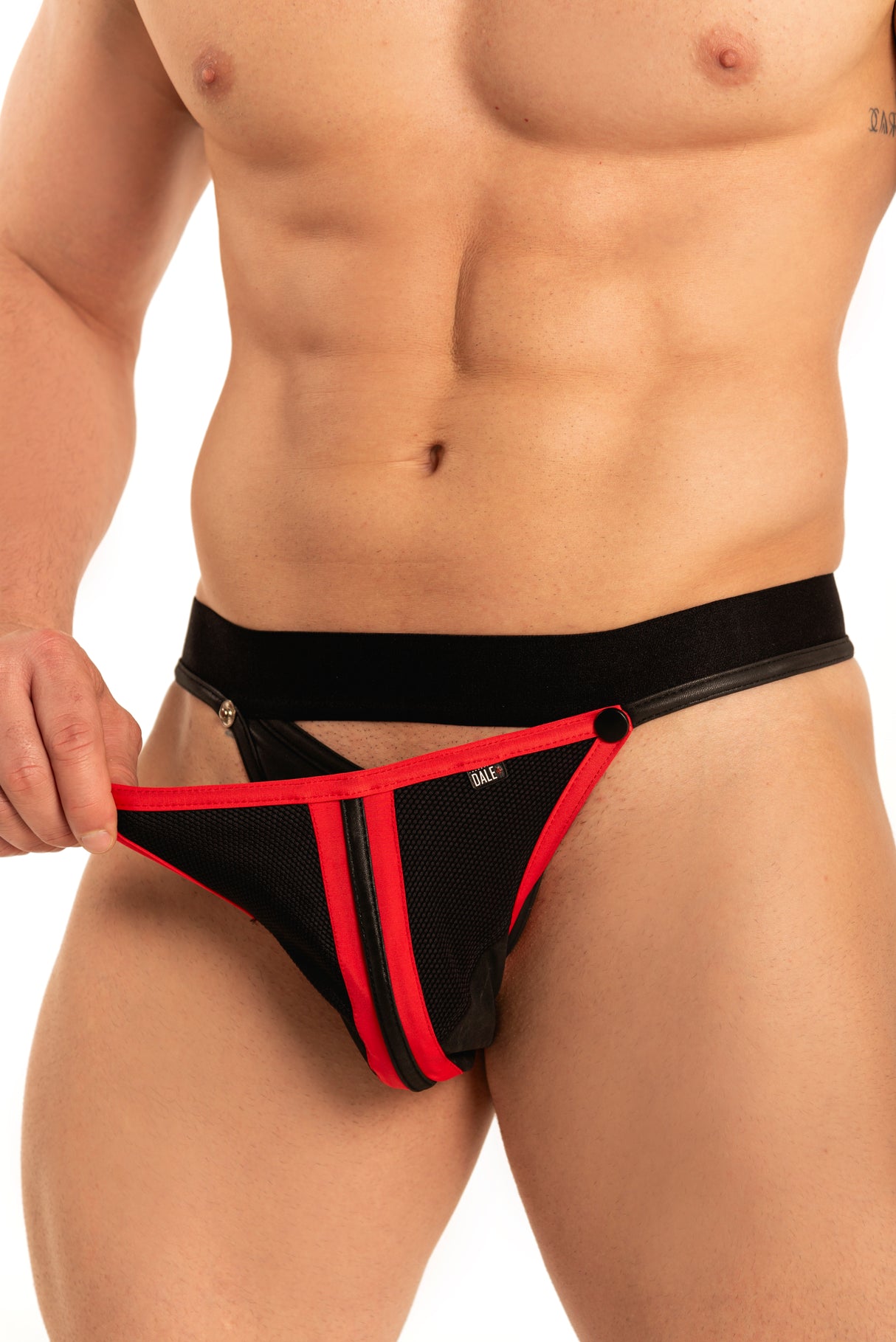 Dale Mas Kinky String Pouch Urban Black Red