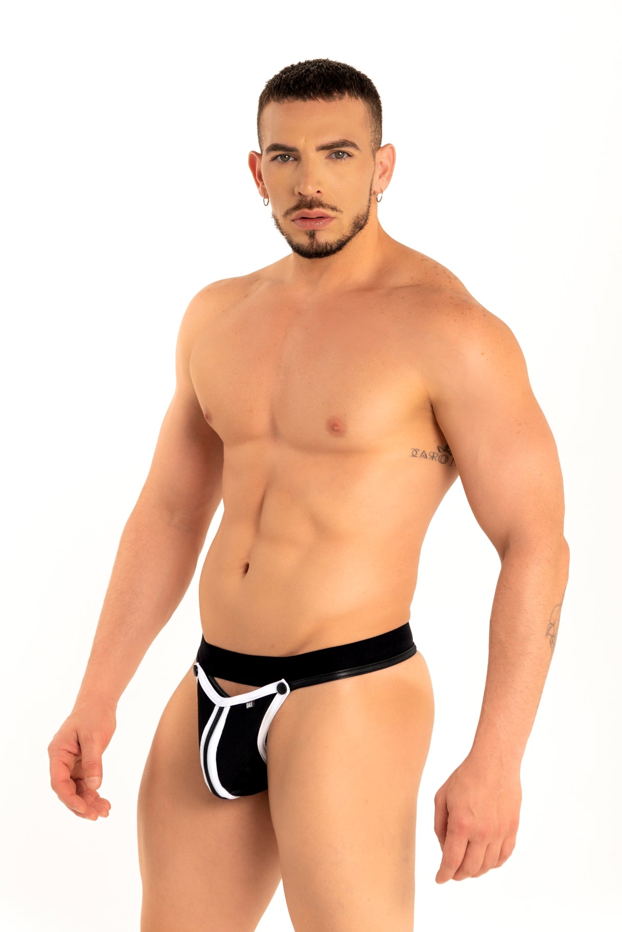 Dale Mas Kinky String Pouch Urban Black White