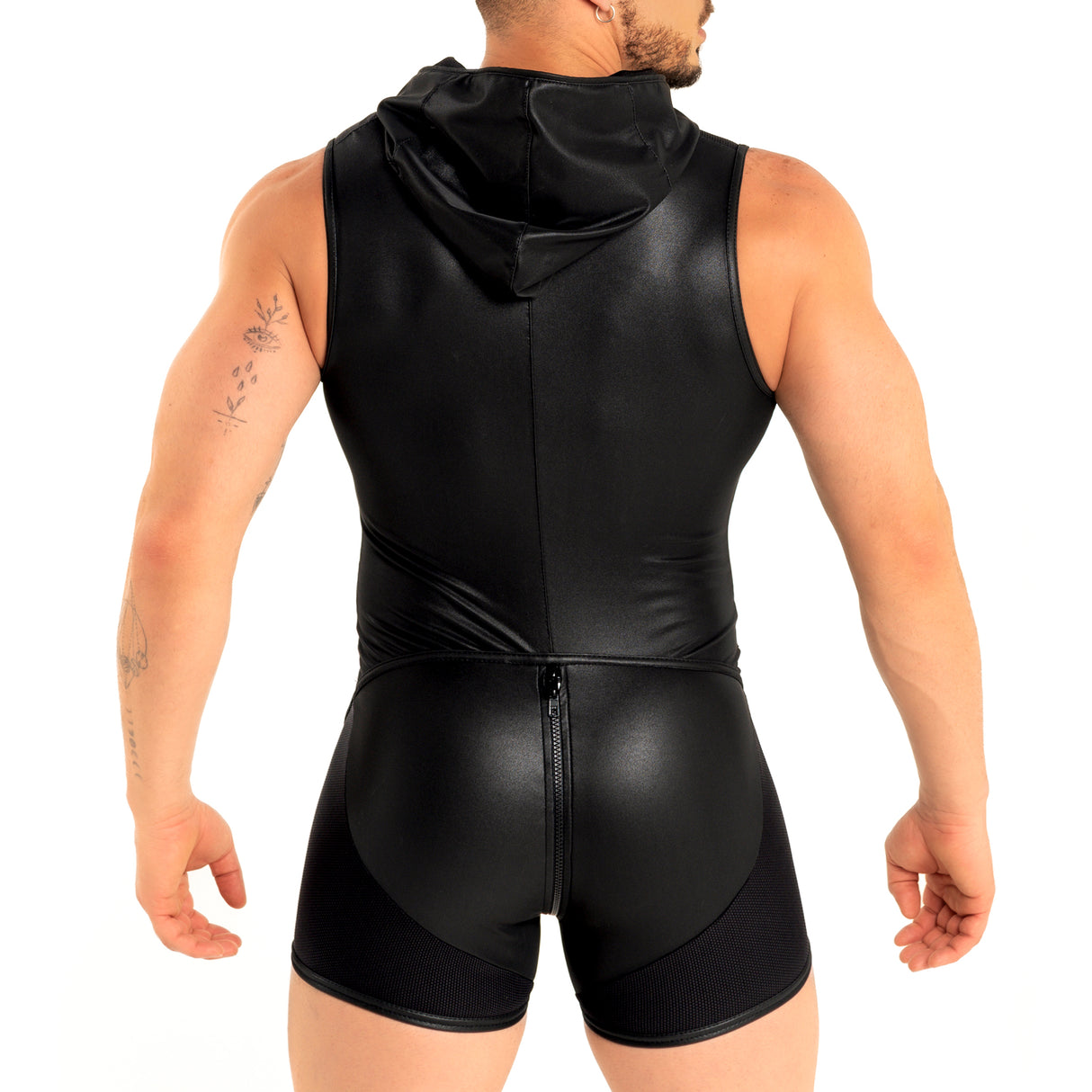 Dale Mas Kinky Hoody Body Zipper Black