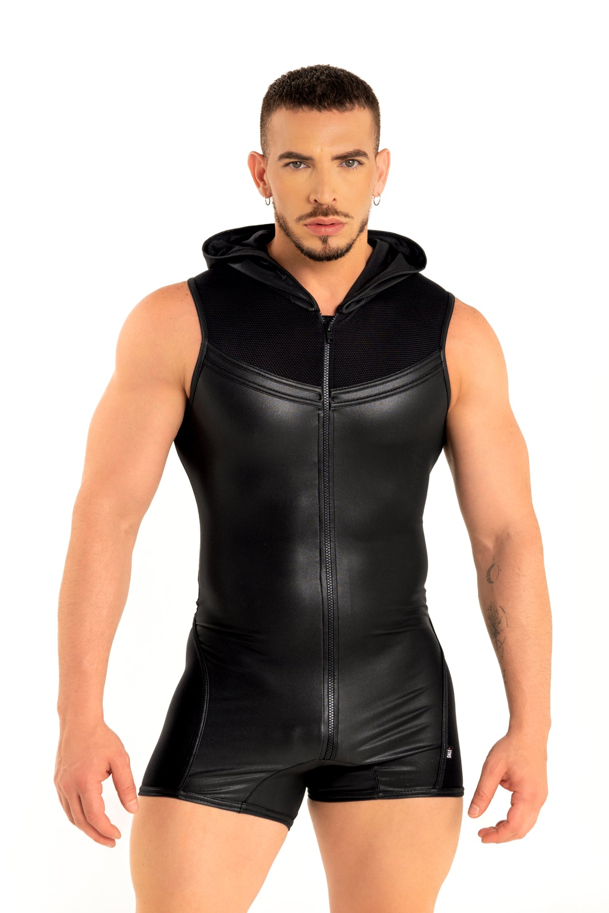 Dale Mas Kinky Hoody Body Zipper Black