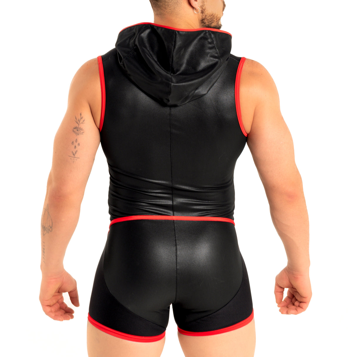 Dale Mas Kinky Hoody Body Black Red
