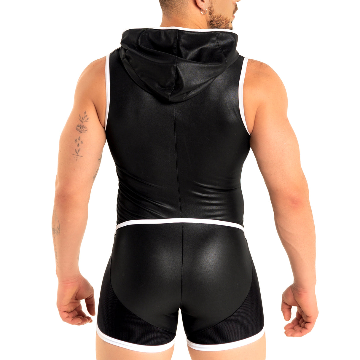 Dale Mas Kinky Hoody Body Black White