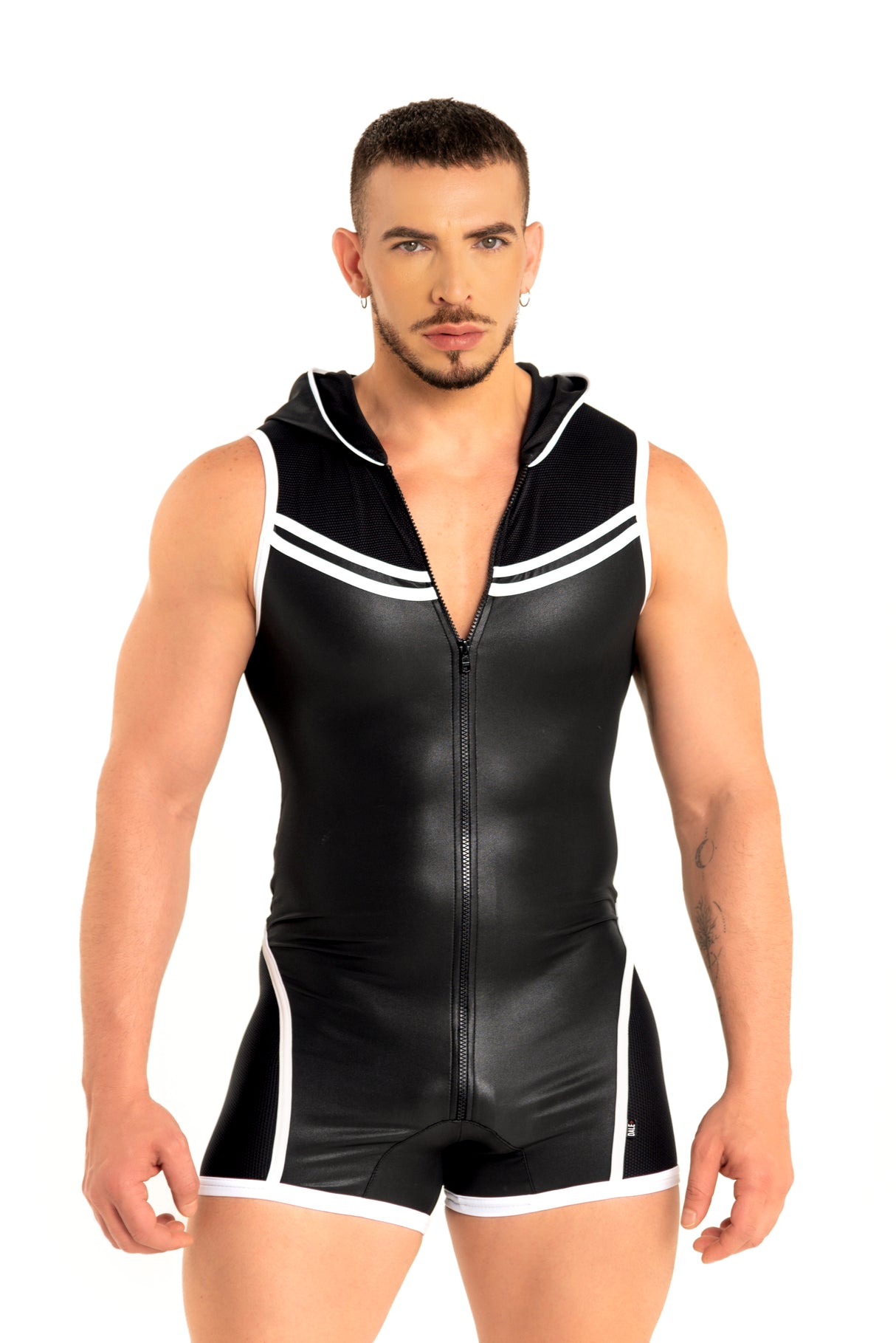 Dale Mas Kinky Hoody Body Black White