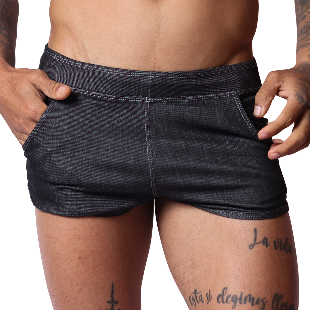 Gigo Denim Hot Short Black