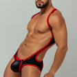 Dale Mas Biker + Kinky Body Pouch Black Red