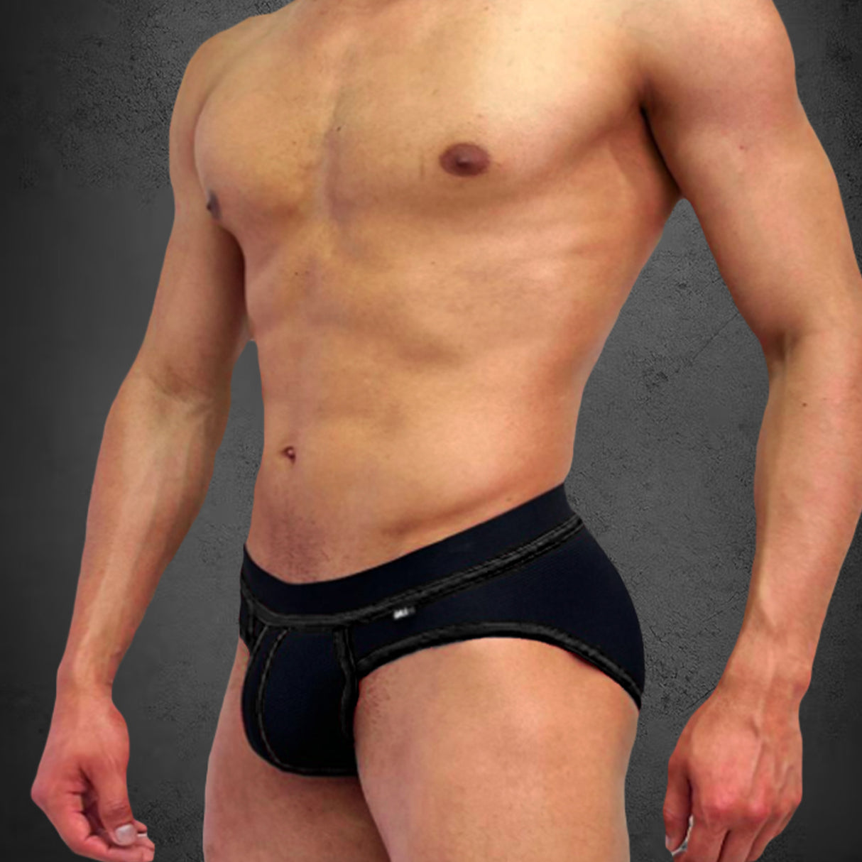Dale Mas Biker + Kinky Brief Classic Black
