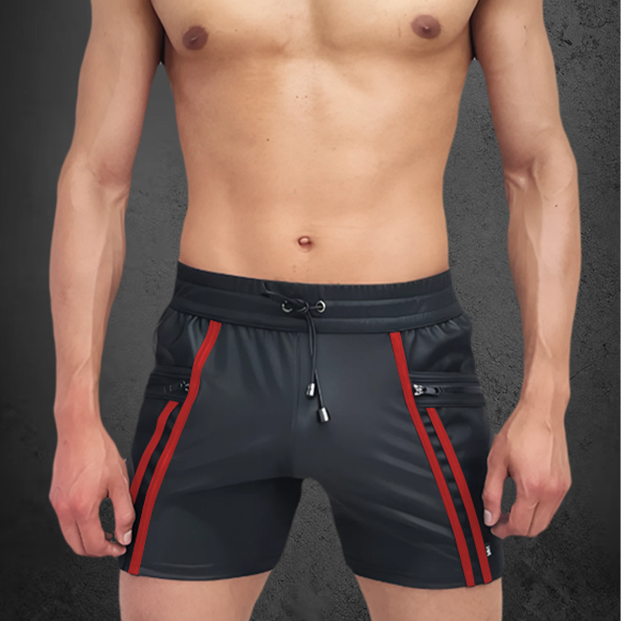 Dale Mas Biker + Kinky Short Black Red
