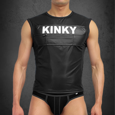 Dale Mas Biker + Kinky Sleeveless Shirt Black