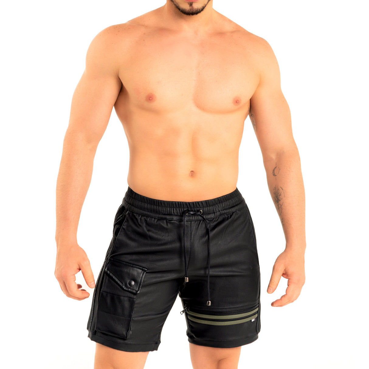 Dale Mas Industrial Mesh Short Phone Pocket Black Army