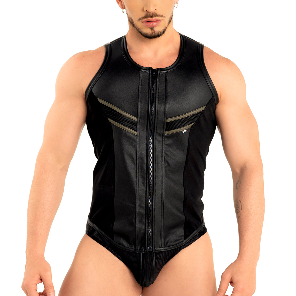 Dale Mas Industrial Mesh Vest Black Army