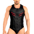 Dale Mas Industrial Mesh Vest Black Red