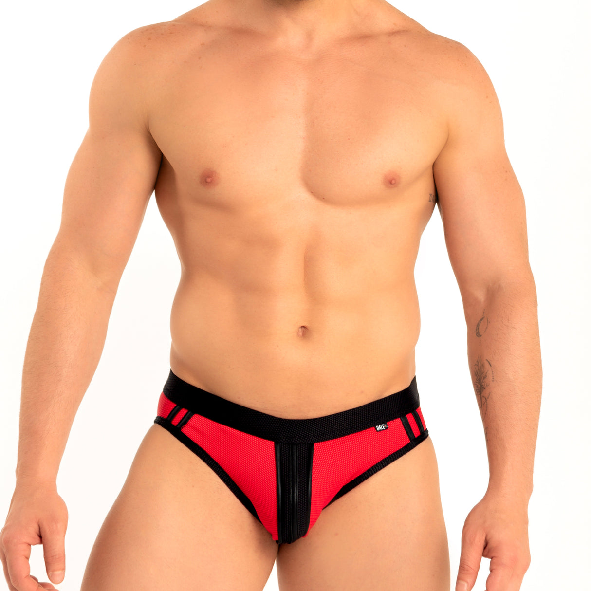 Dale Mas Kinky Brief Black Red