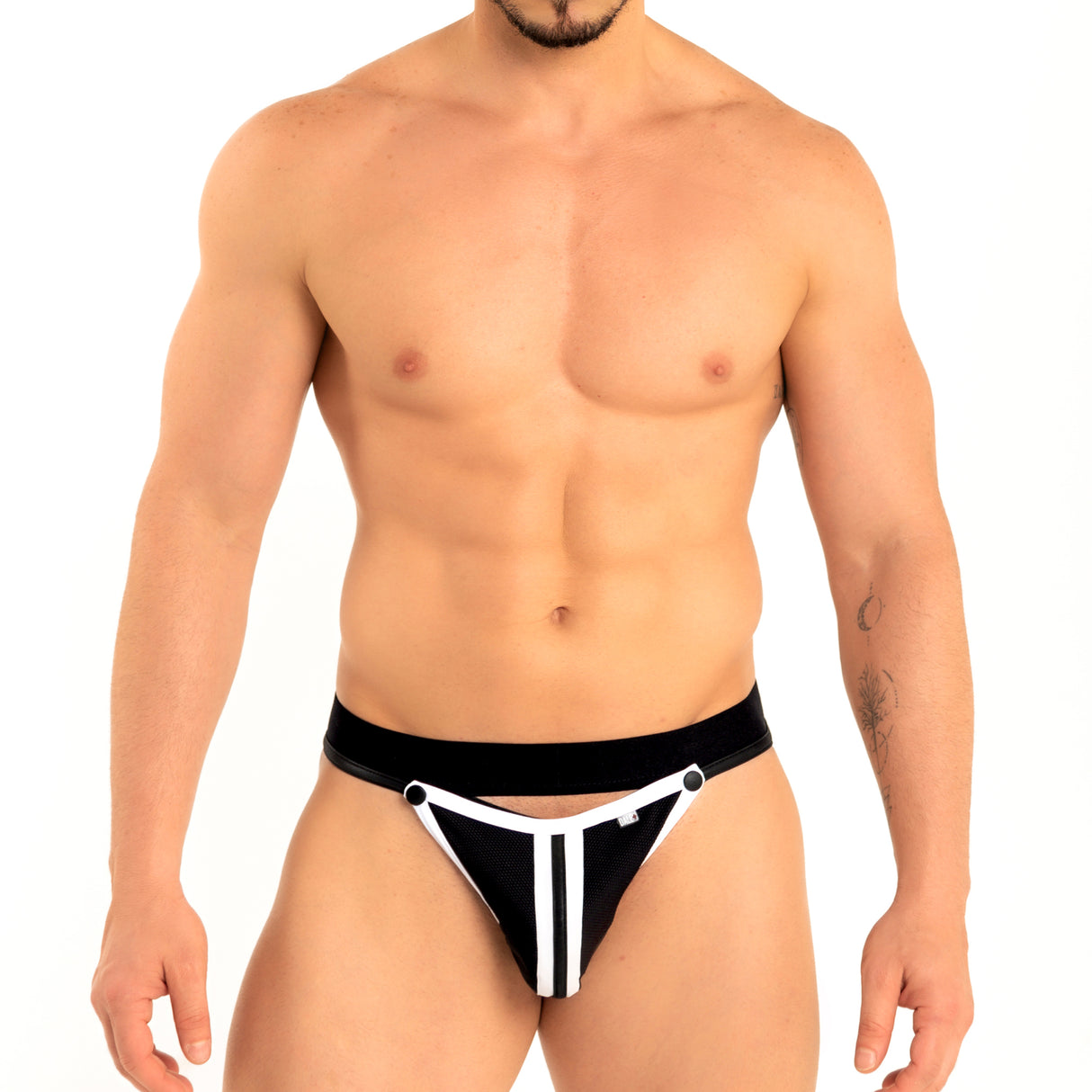 Dale Mas Kinky String Pouch Urban Black White