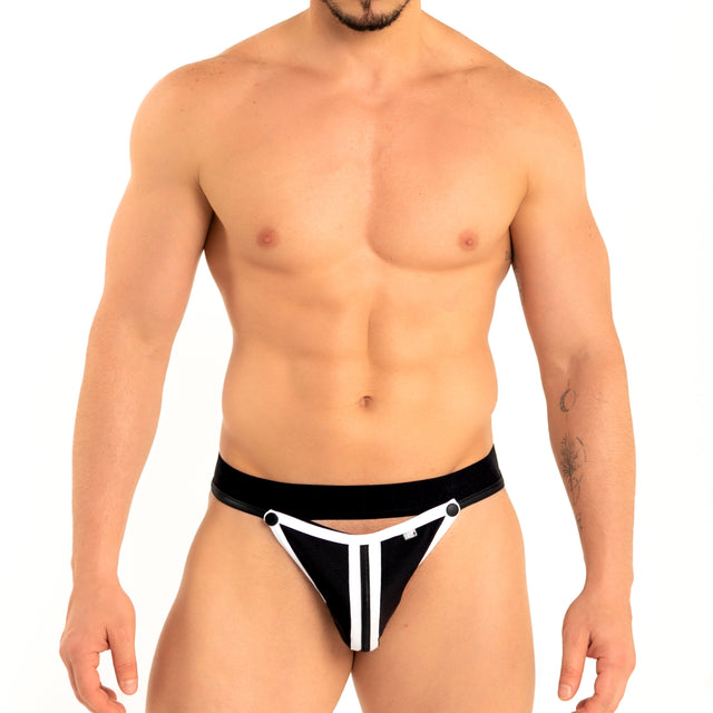 Dale Mas Kinky String Pouch Urban Black White