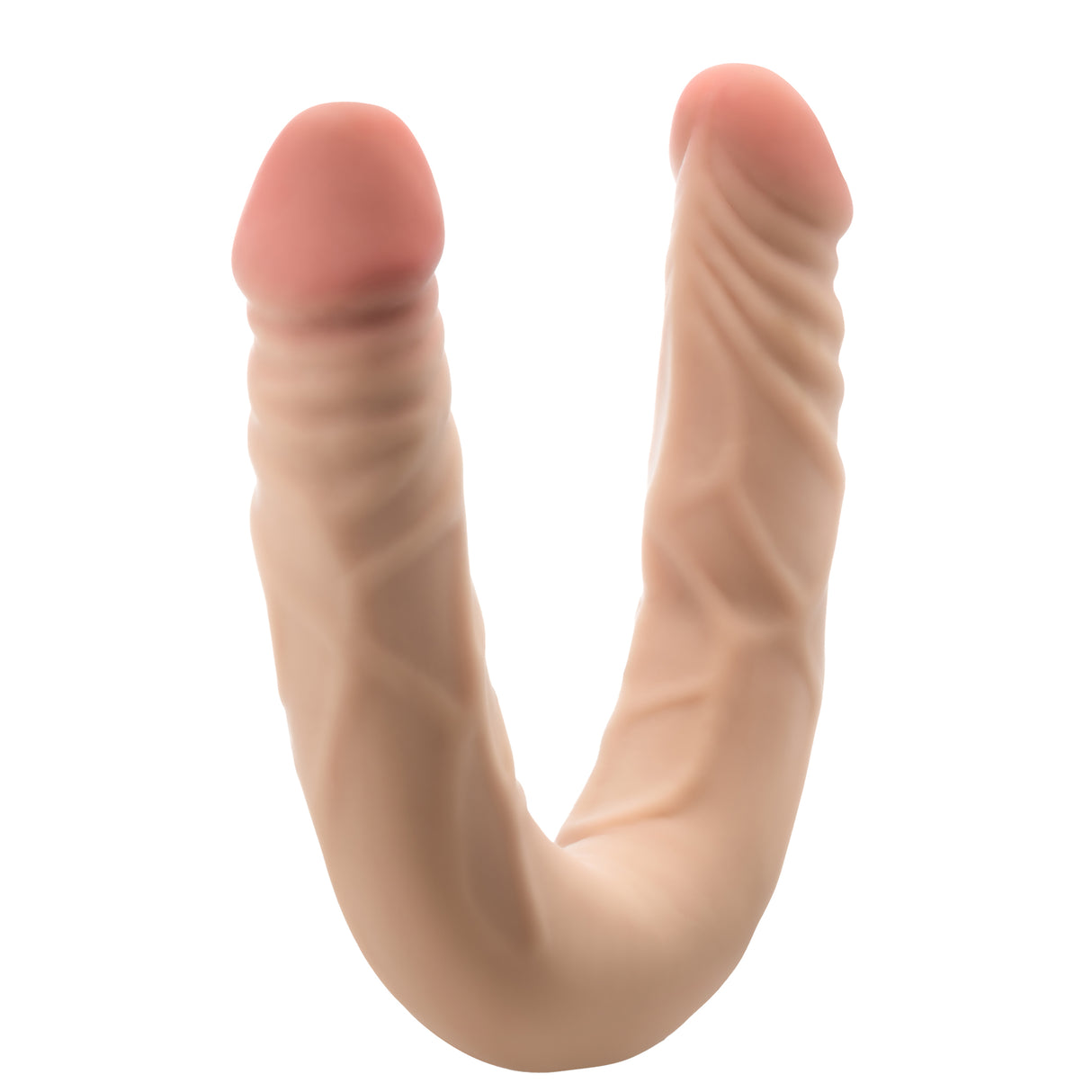 Dr Skin Posable Double Dong 14 Inch Light