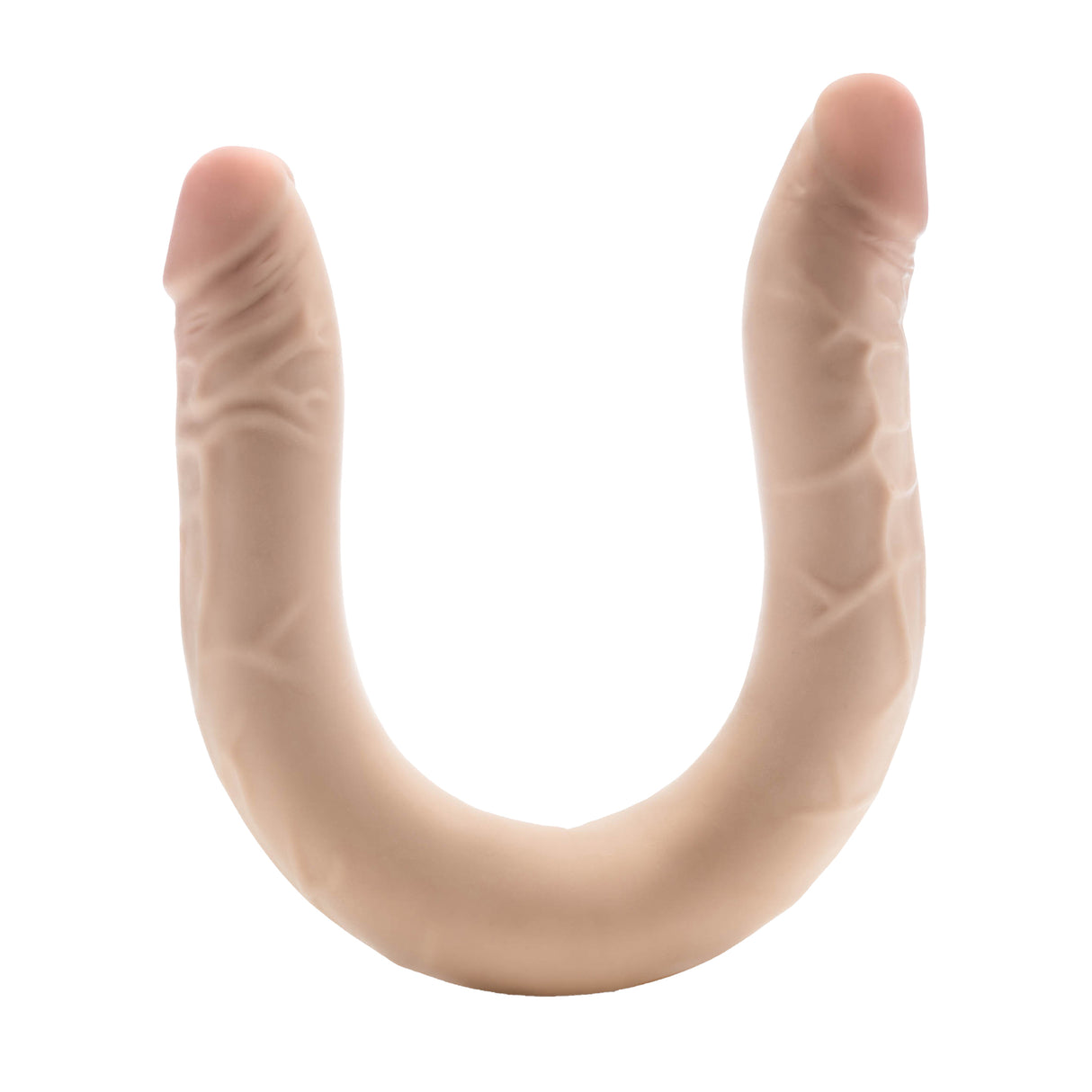 Dr Skin Posable Double Dong 16.5 Inch Light