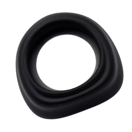 ELITE Liquid Silicone Bulge Cock Ring Black