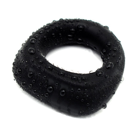 ELITE Liquid Silicone Bulge Cock Ring Black