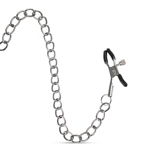 EasyToys Fetish Open Ball Gag with Nipple Clamps
