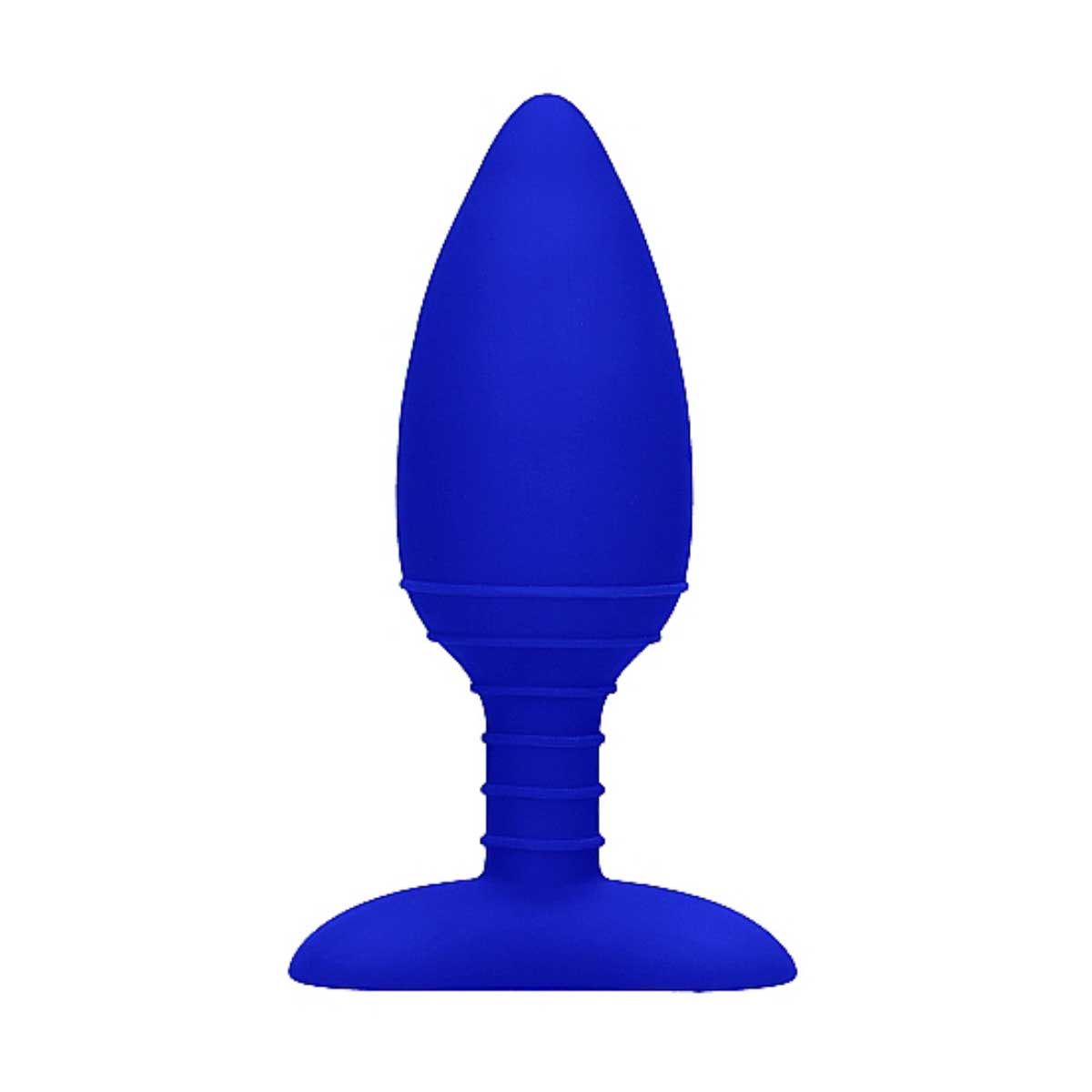 Elegance Heating Anal Butt Plug Glow Blue