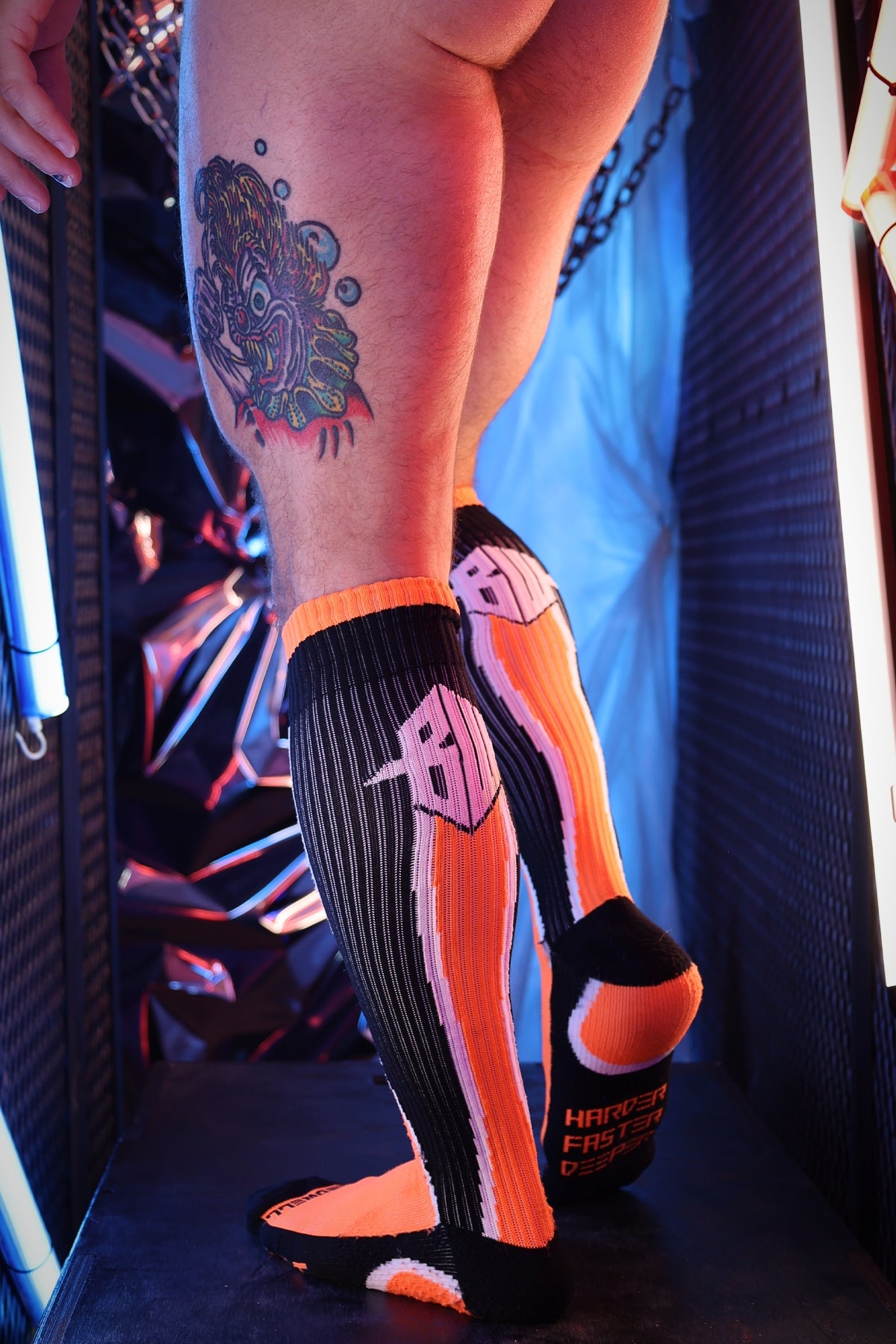 Breedwell Heatwave Socks Neon Orange