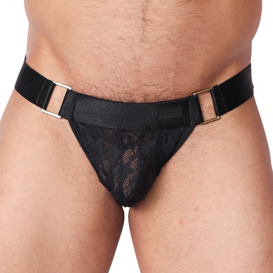 Gigo Illusion Jockstrap Black