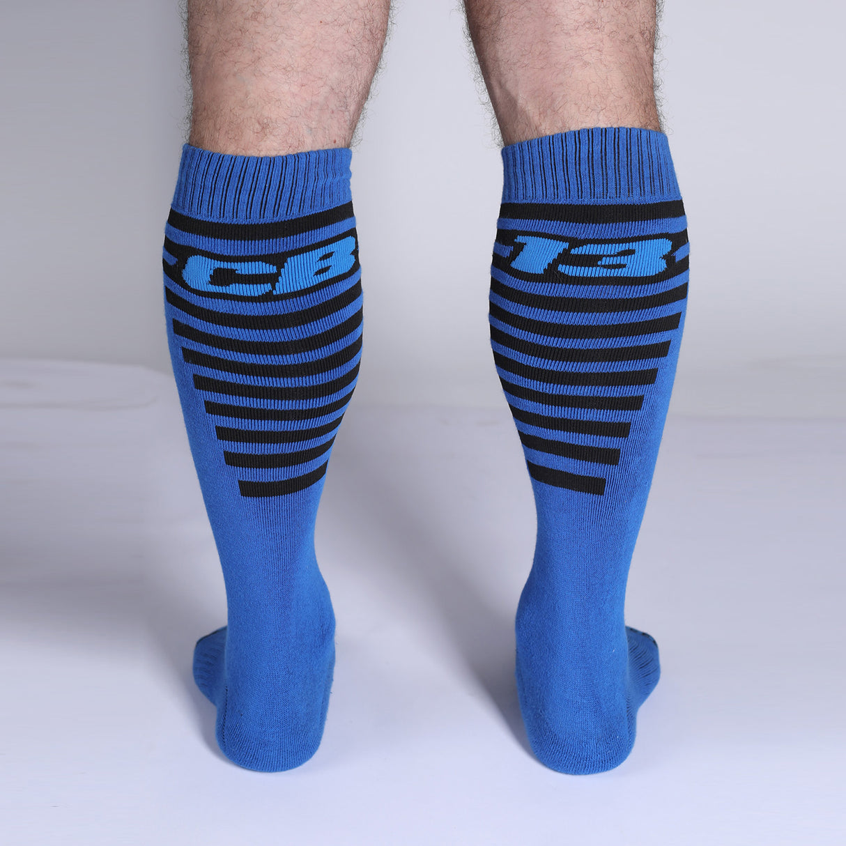 Cellblock 13 Iron Grip Knee High Socks Blue