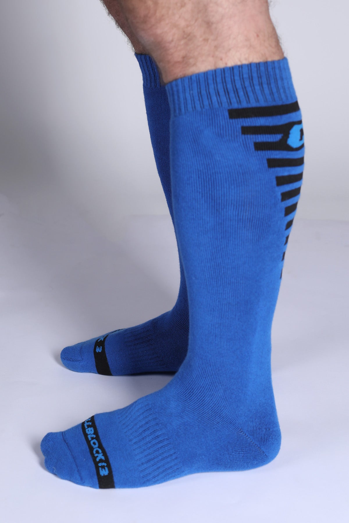 Cellblock 13 Iron Grip Knee High Socks Blue