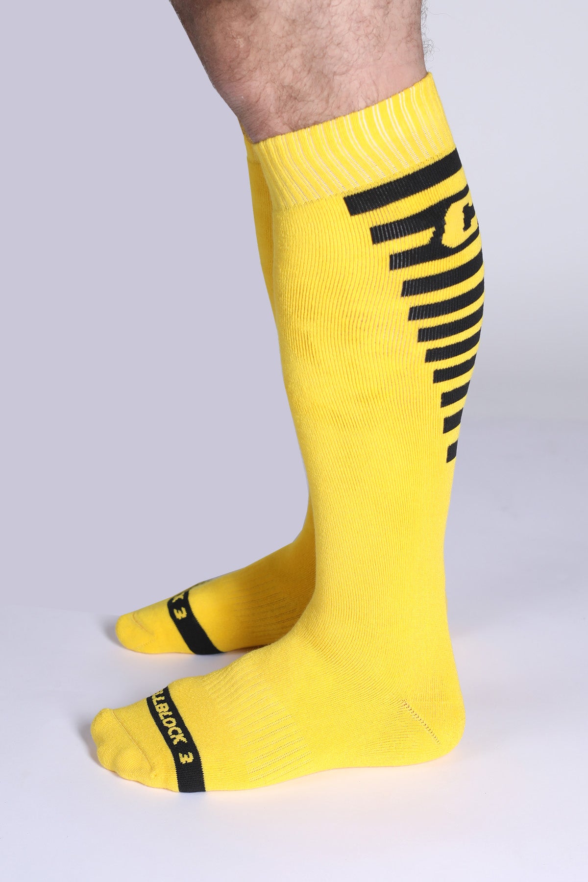 Cellblock 13 Iron Grip Knee High Socks Yellow