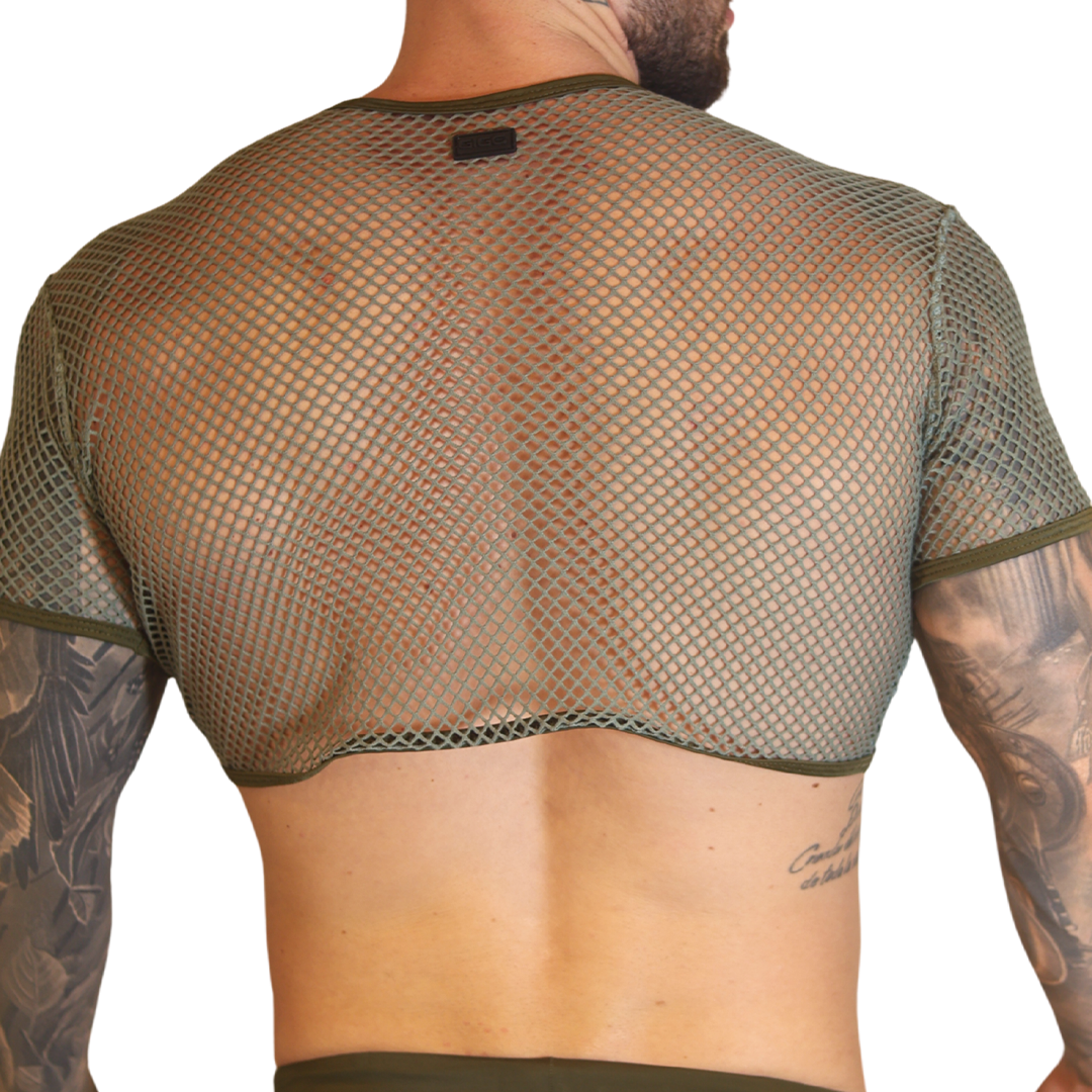 Gigo Island Crop Top Green