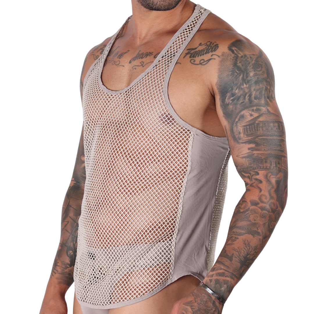 Gigo Island Tank Top Khaki