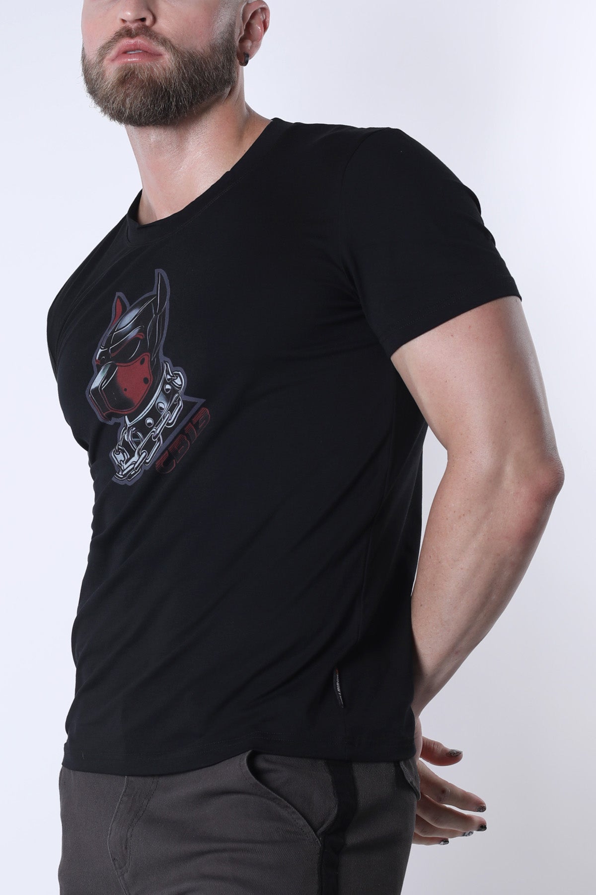 Cellblock 13 Kennel Club Dark Pup T Shirt Red