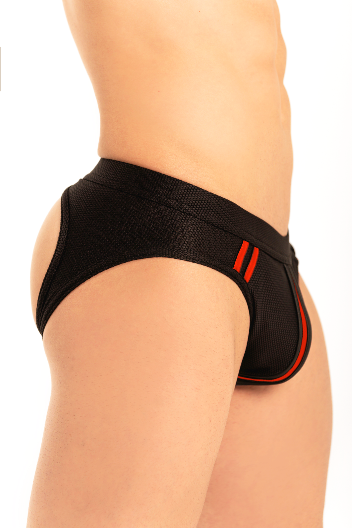 Dale Mas Biker + Kinky Jock Brief Black Red