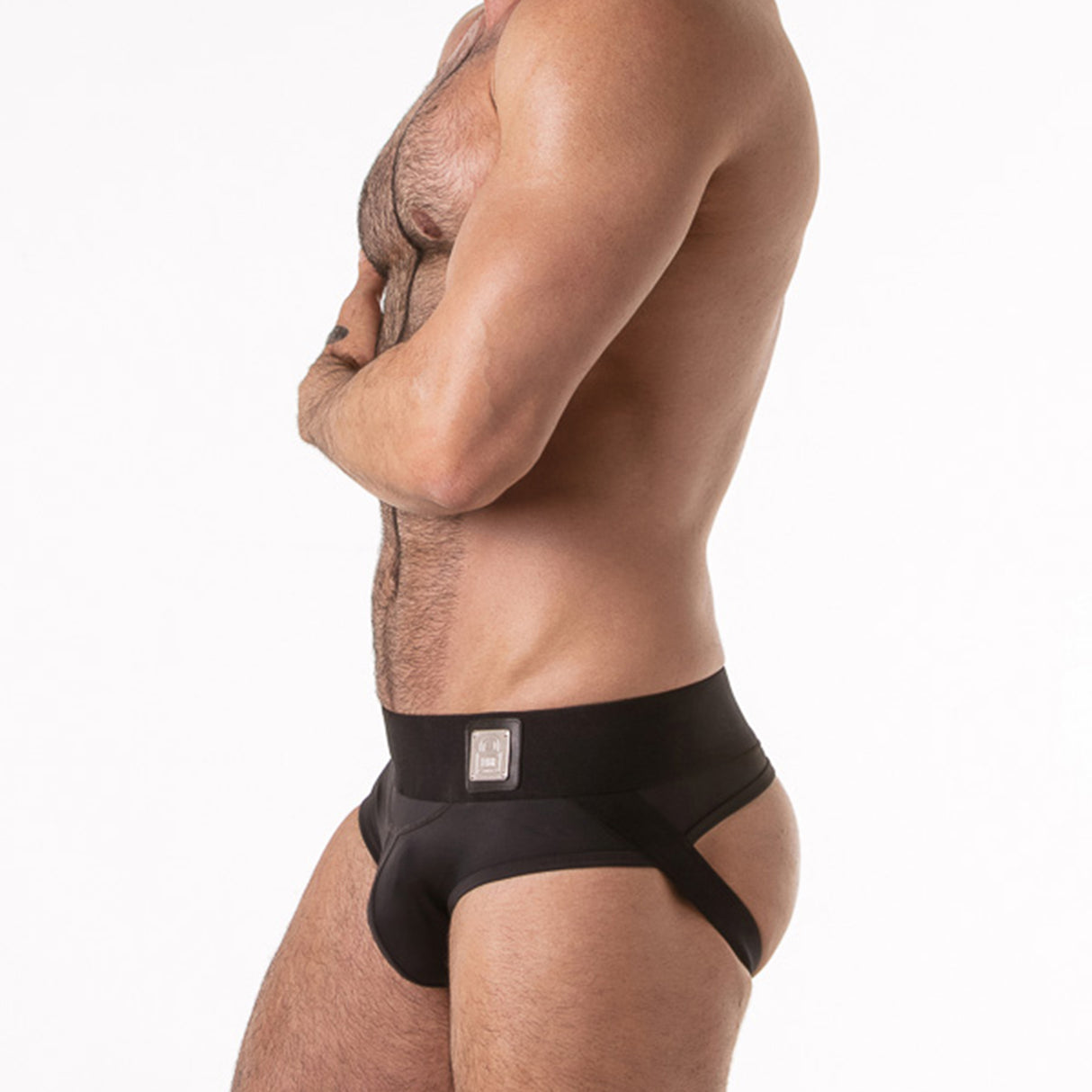 Locker Gear Wide Waistband Jock Brief Black