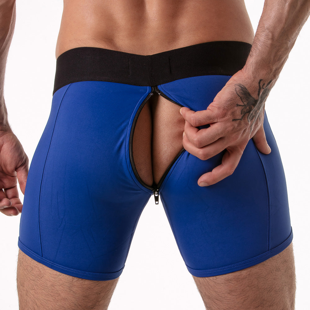 Locker Gear Wide Waistband Boxer Blue