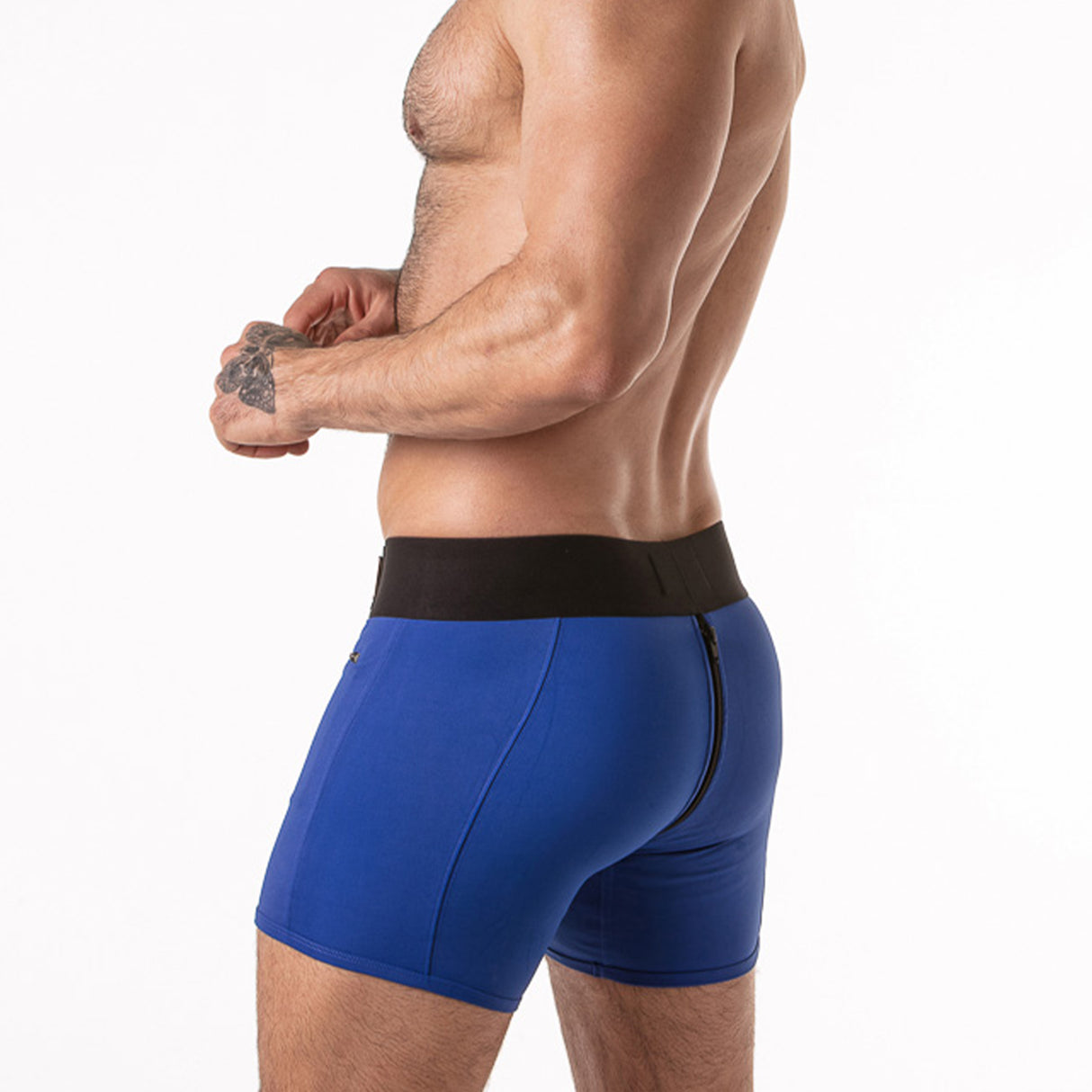 Locker Gear Wide Waistband Boxer Blue