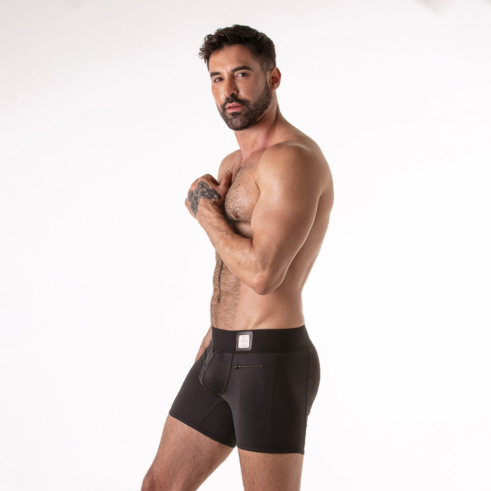 Locker Gear Wide Waistband Boxer Black