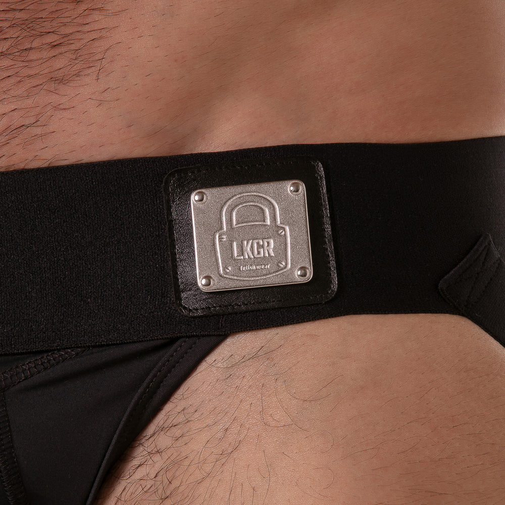 Locker Gear Wide Waistband Jockstrap Black