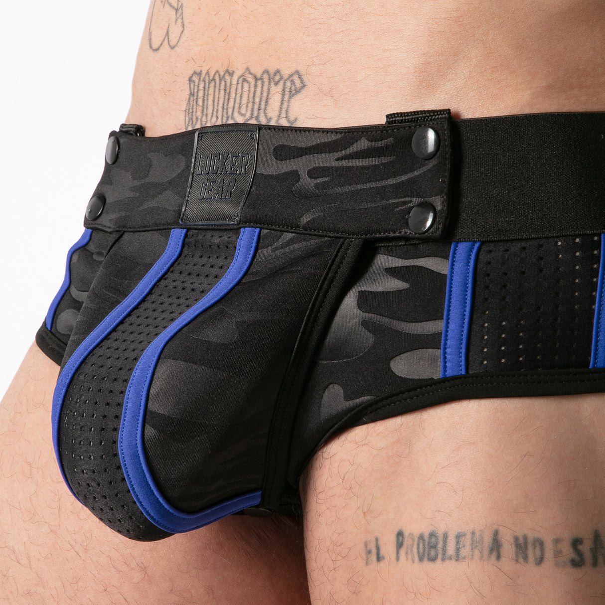 Locker Gear Full Access Military Jock Brief Blue