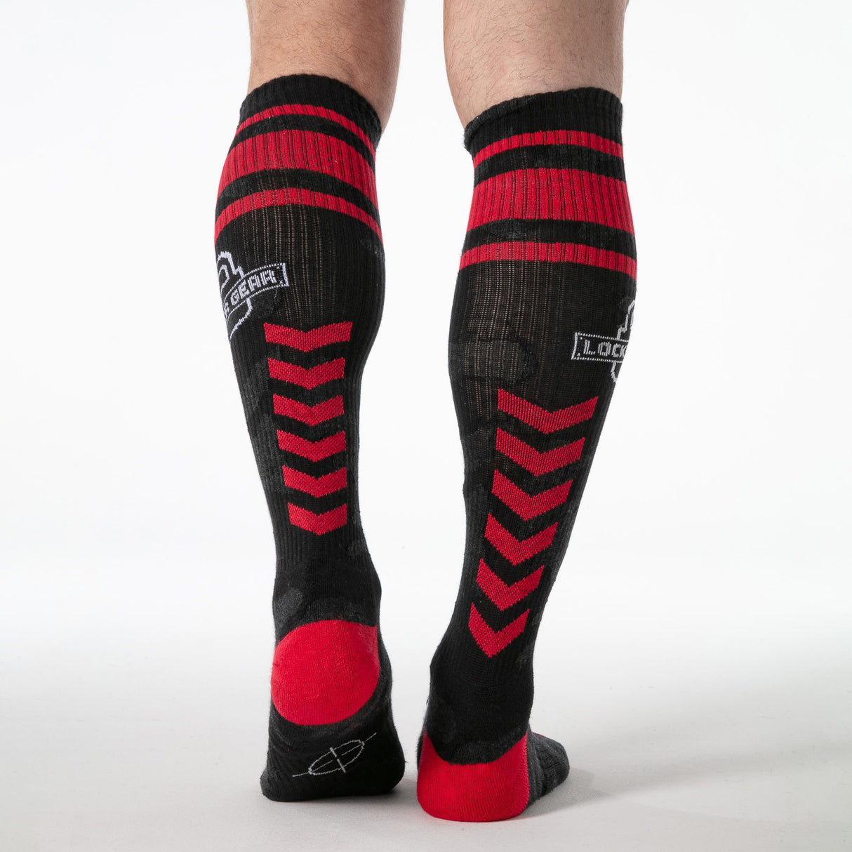 Locker Gear Military Knee High Socks Red